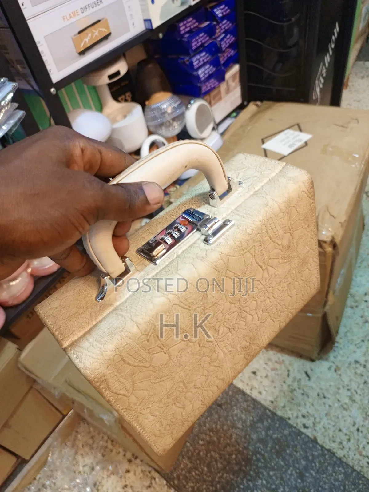 Suitcase Jewelry Box With Lock - 27cm