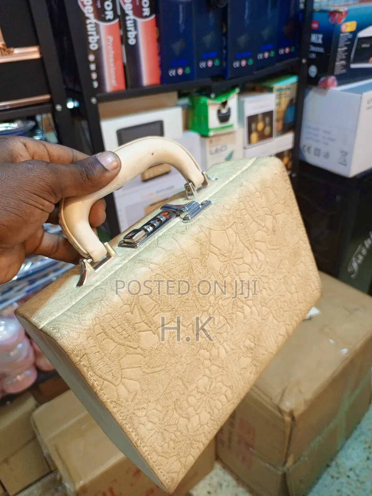 Suitcase Jewelry Box With Lock - 27cm