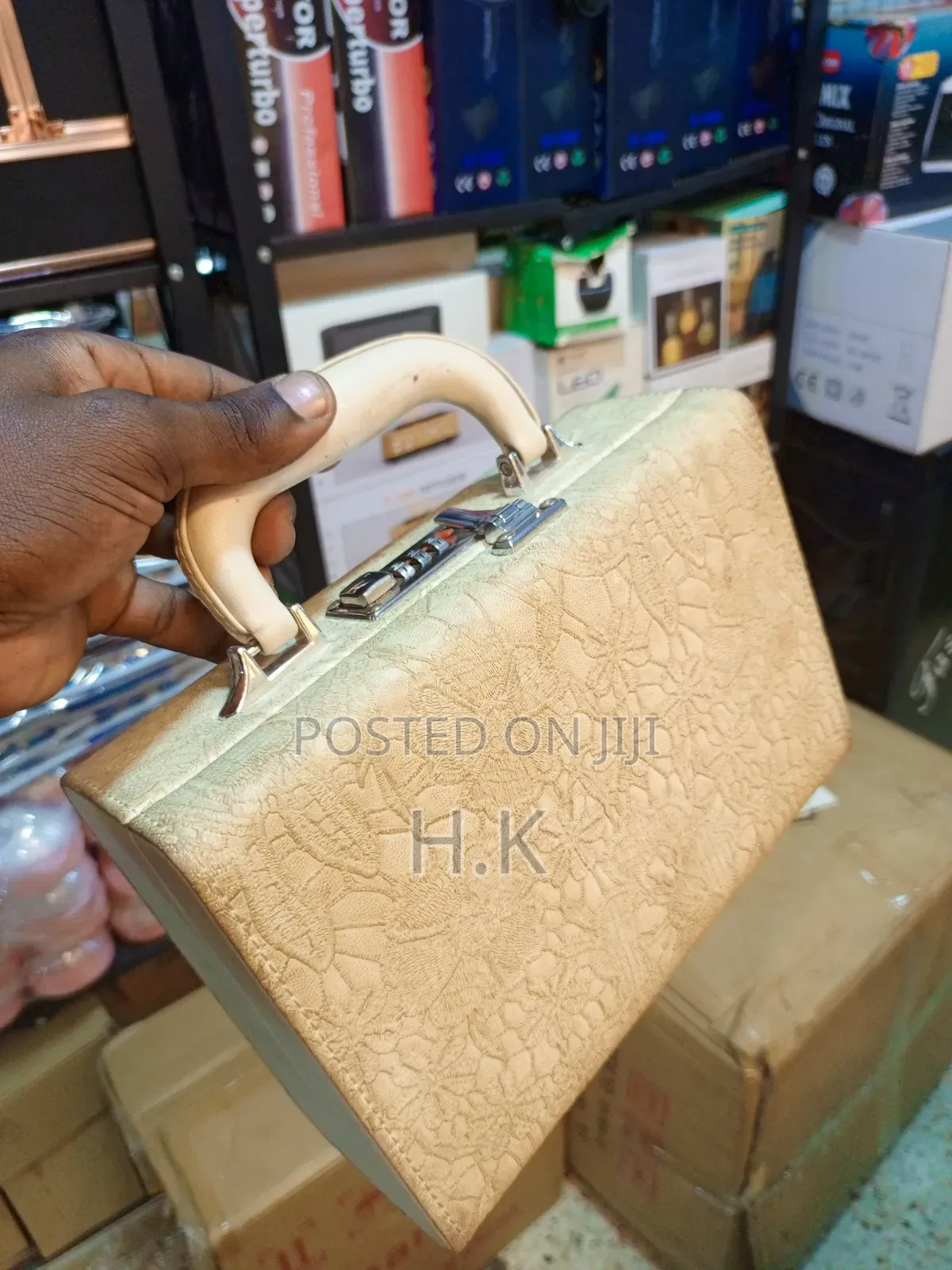 Suitcase Jewelry Box With Lock - 27cm