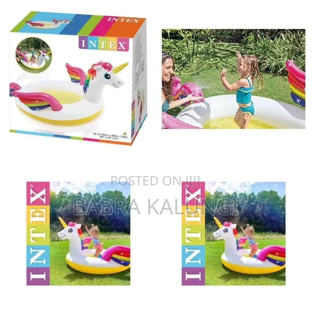 Intex Inflatable Mystic Unicorn Baby Kids Swimming Pool -