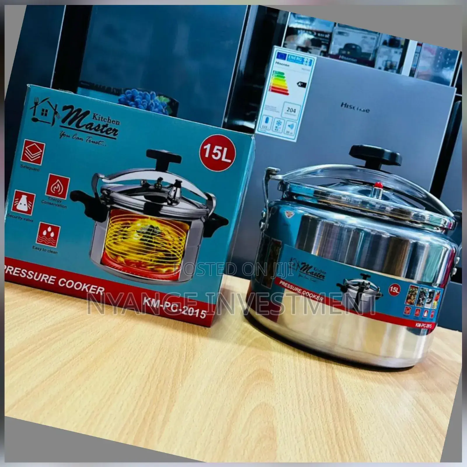 15 Litres Manual Pressure Cooker.Aluminum Pressure Cooker