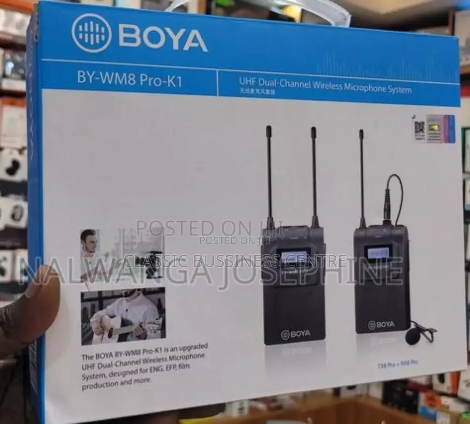 By_ Wm8 PRO Boya Wireless Microphone