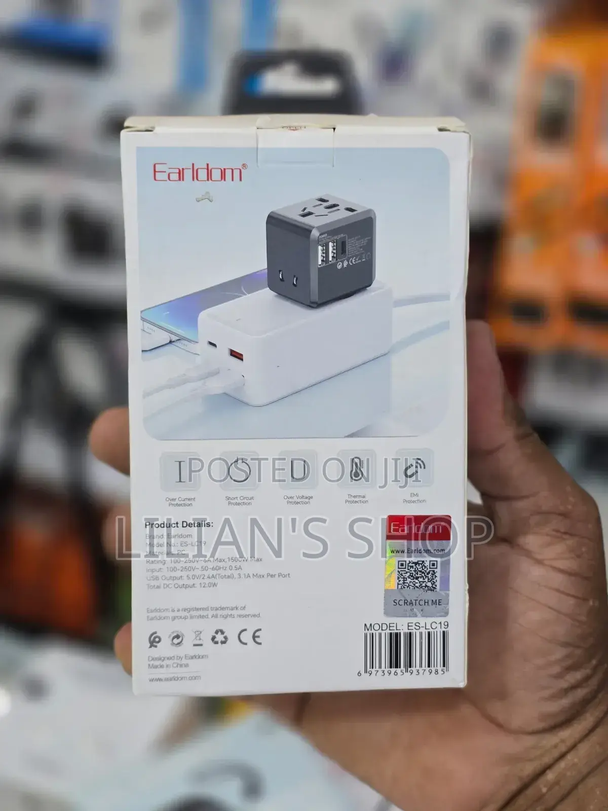 Earldom World Travel Adapter
