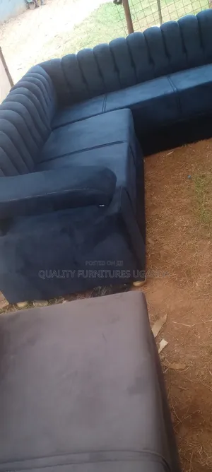 5 Sitter High Back L Sofa Set