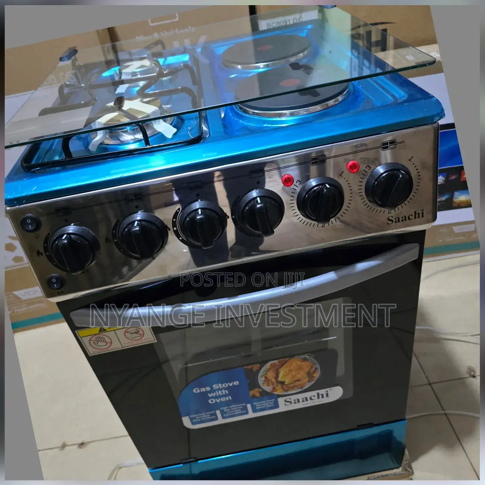2*2 Saachi Cooker. Sachi Gas and Electric Cooker and Burner