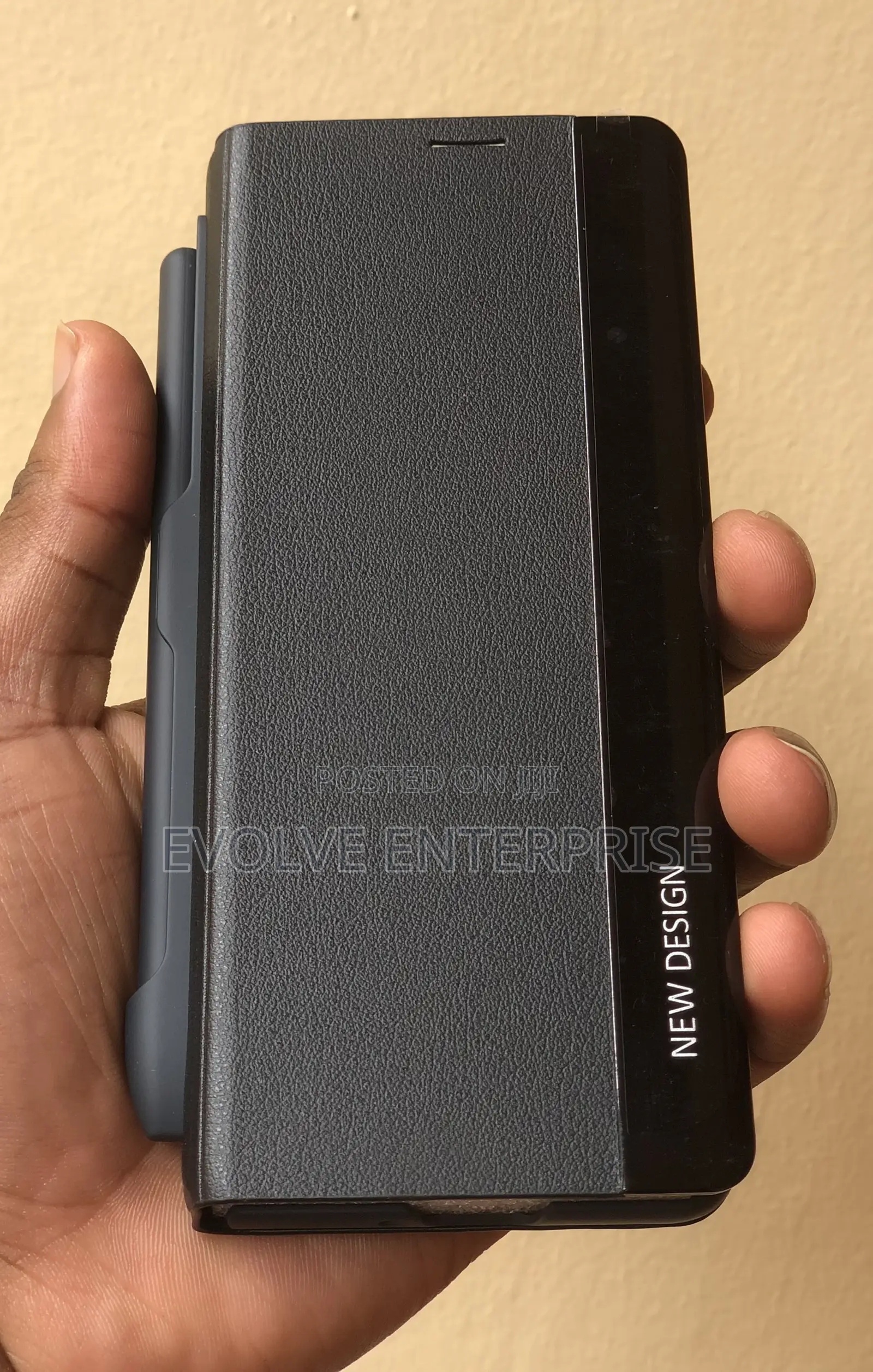 Leather Skin Cover S-Pen Case for Samsung Galaxy Z Fold 5