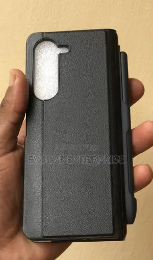 Leather Skin Cover S-Pen Case for Samsung Galaxy Z Fold 5