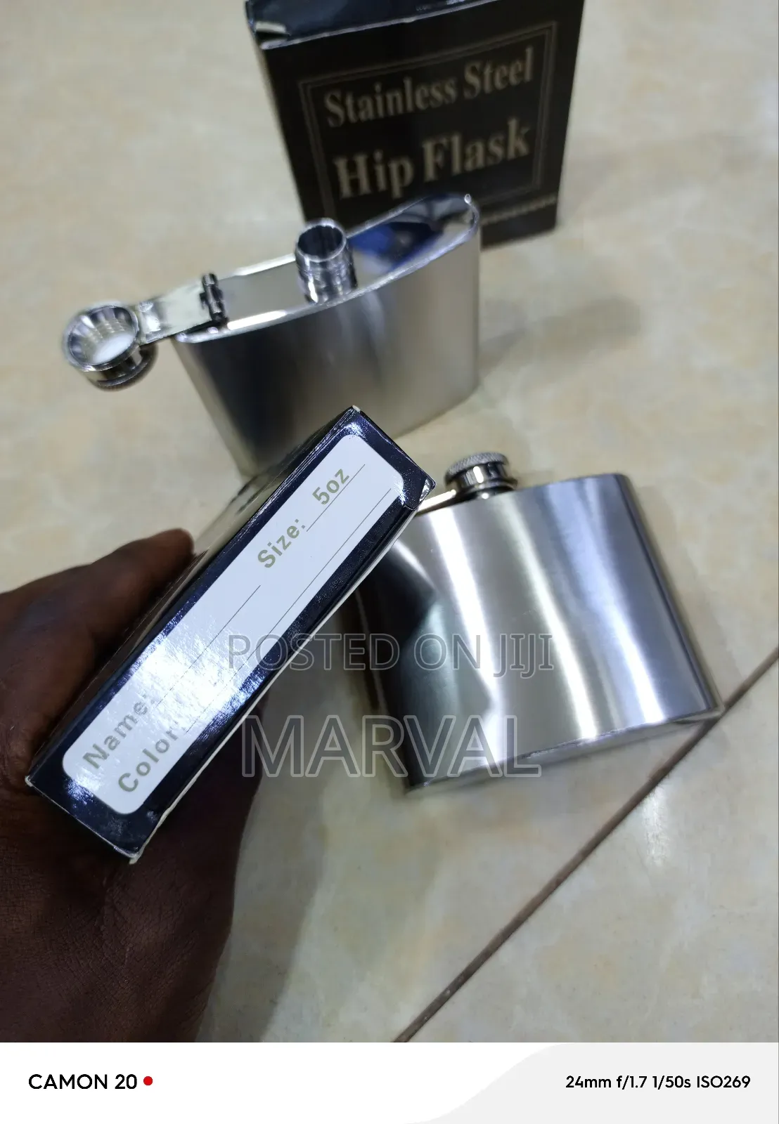 5oz Stainless Steel Hip Flasks