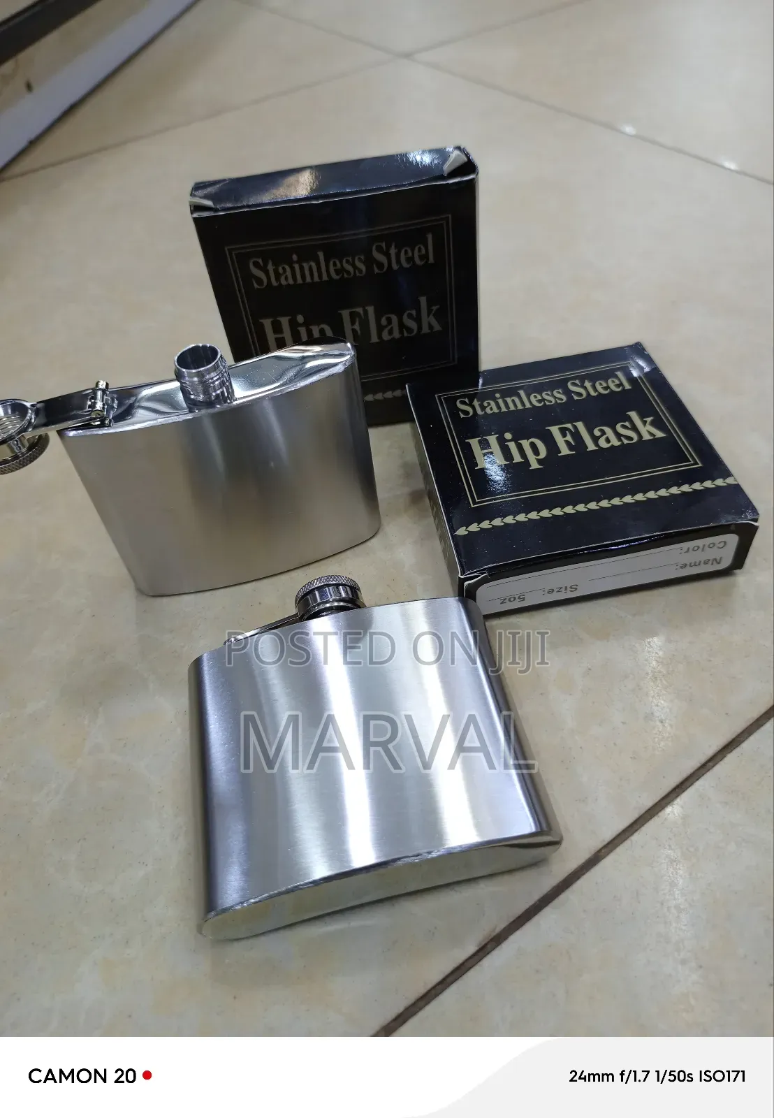 5oz Stainless Steel Hip Flasks
