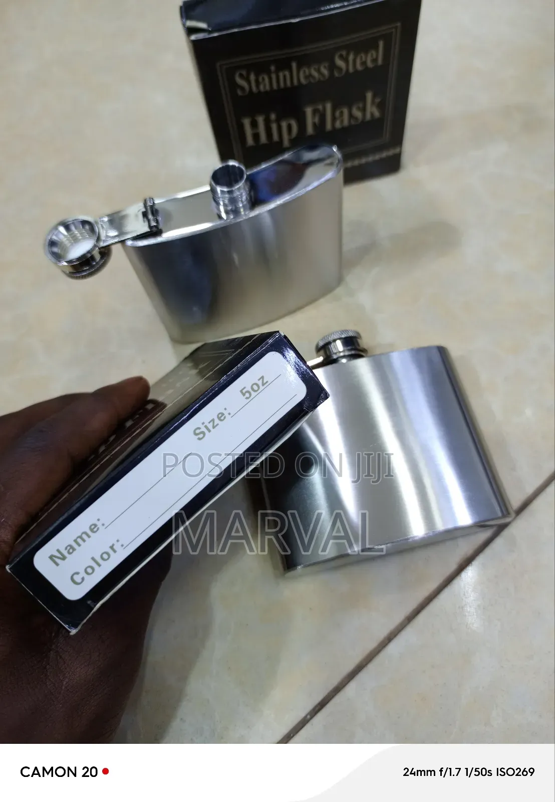 5oz Stainless Steel Hip Flasks