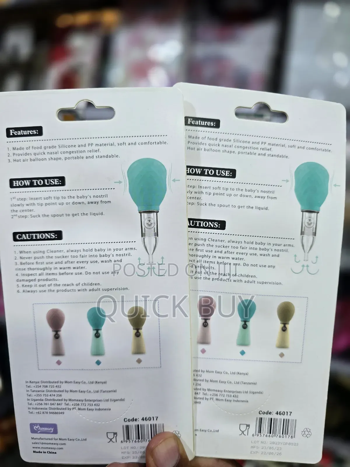 New Momeasy Nasal Aspirator