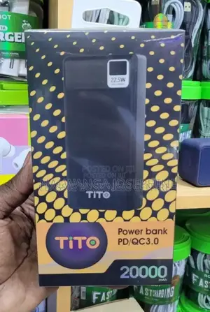 Tito Fast Charging Powerbank 20000mah