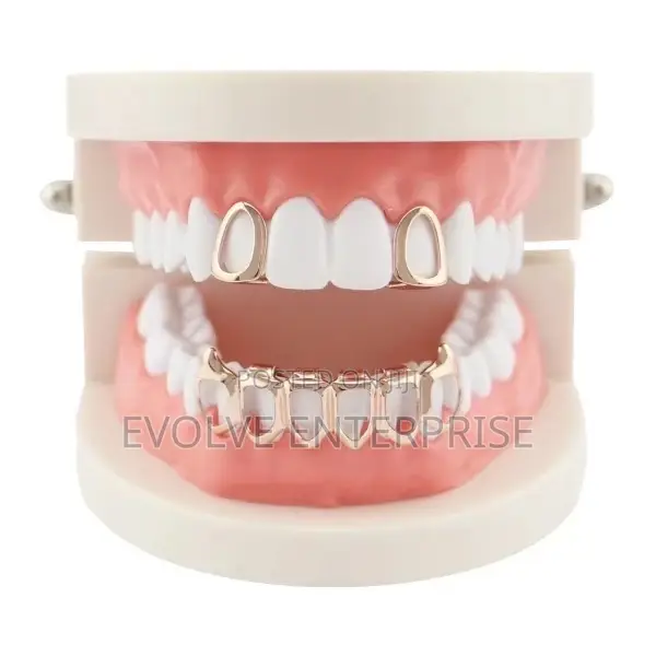 Teeth Brace Hip Hop Hollow Fangs Teeth Grillz