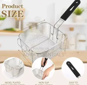 Deep Fryer Baskets With Non Slip Handle