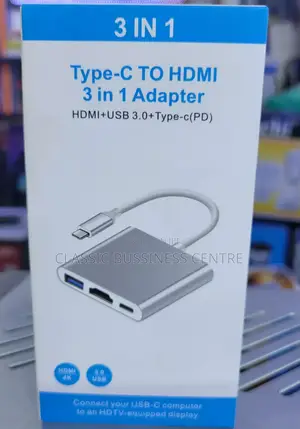 3 in 1 Type C to Hdmi