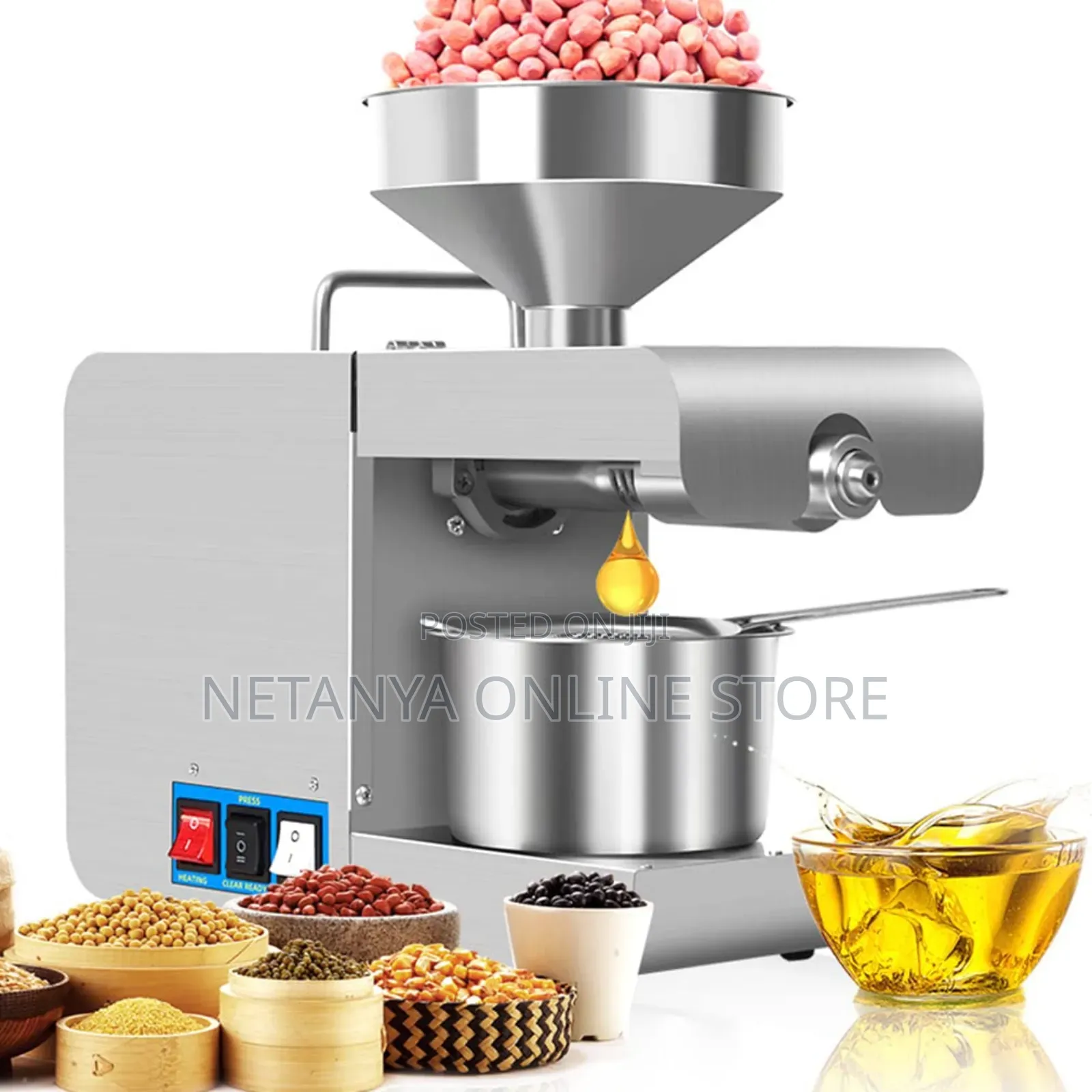 Stainless Steel Oil Press Machine