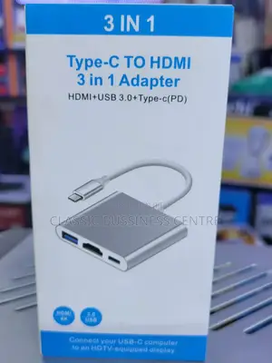 Type C to USB 3.0 to Hdmi