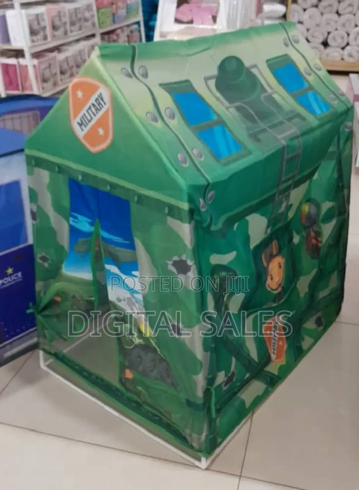 Military House Play Kids Play Tent