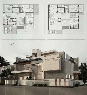 Photo - 6 Bedroom Luxury Mansion With a Lower Parking/ House Plan