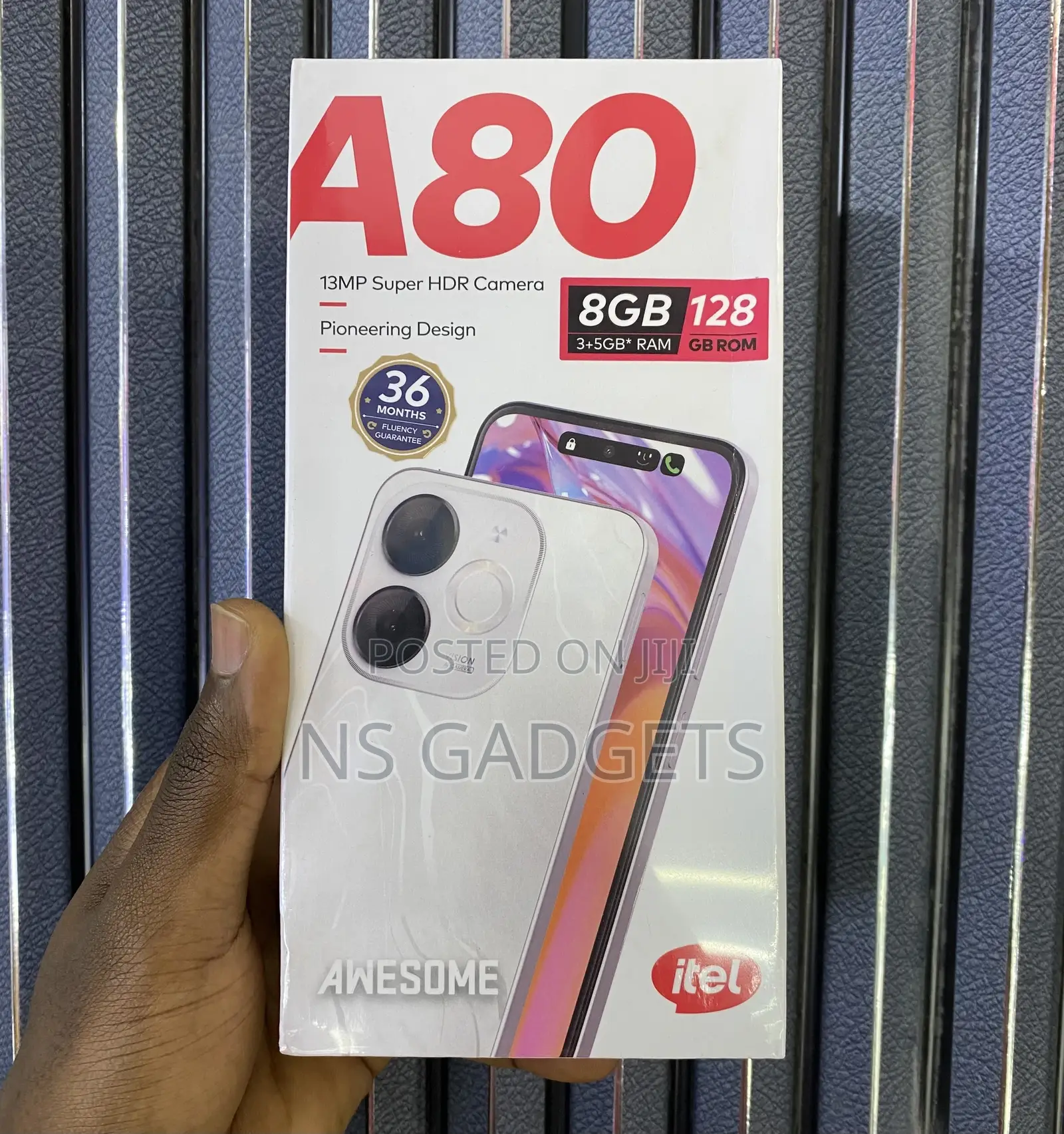 New Itel A80 128 GB Black
