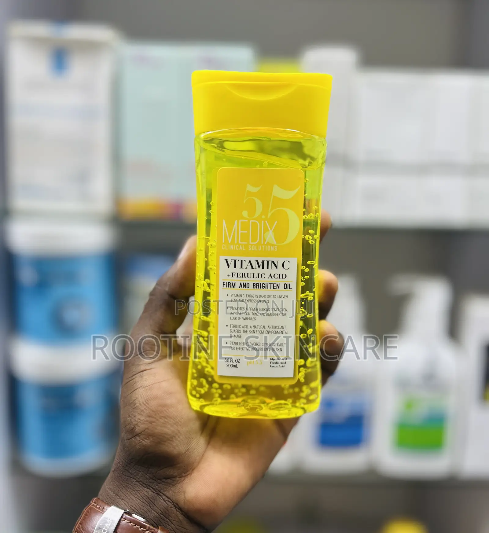 Medix Vitamin C + Fuleric Firm Brightening Body Oil 200mls