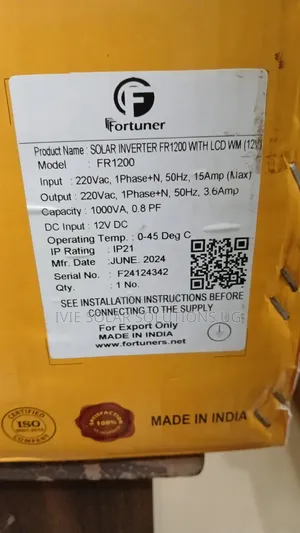 Fortuner Inverter 1200watts