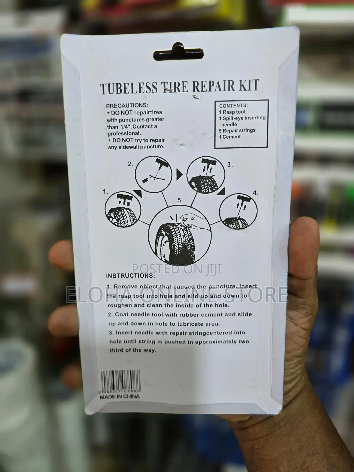 Tubeless Tyre Puncture Repair Kit