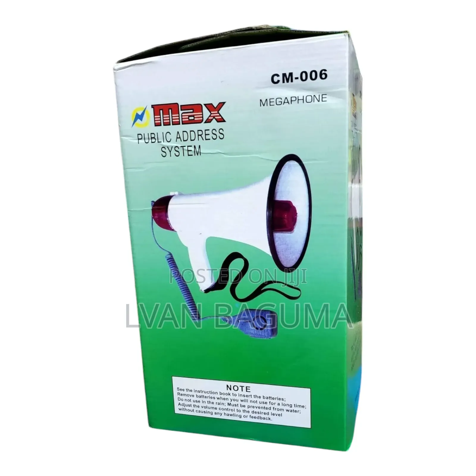 Max Public Address Megaphone - With Microphone
