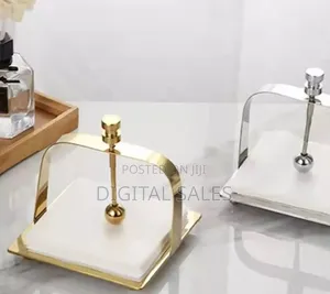 Gold Napkin Tissue Holder.