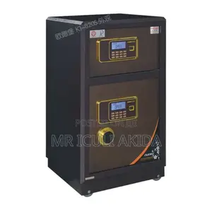 Double Door Secret Hidden Piggy Bank Dual Lock Fire Safe Box