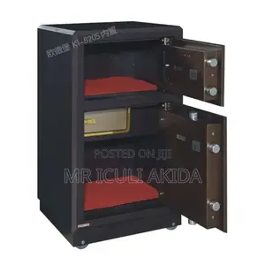 Double Door Secret Hidden Piggy Bank Dual Lock Fire Safe Box