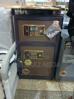 Double Door Dual Lock Digital Hiden Piggy Bank Fire Safe Box