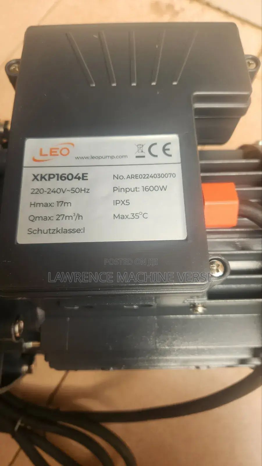 Swimming Pool Water Pump 17m to 20m
