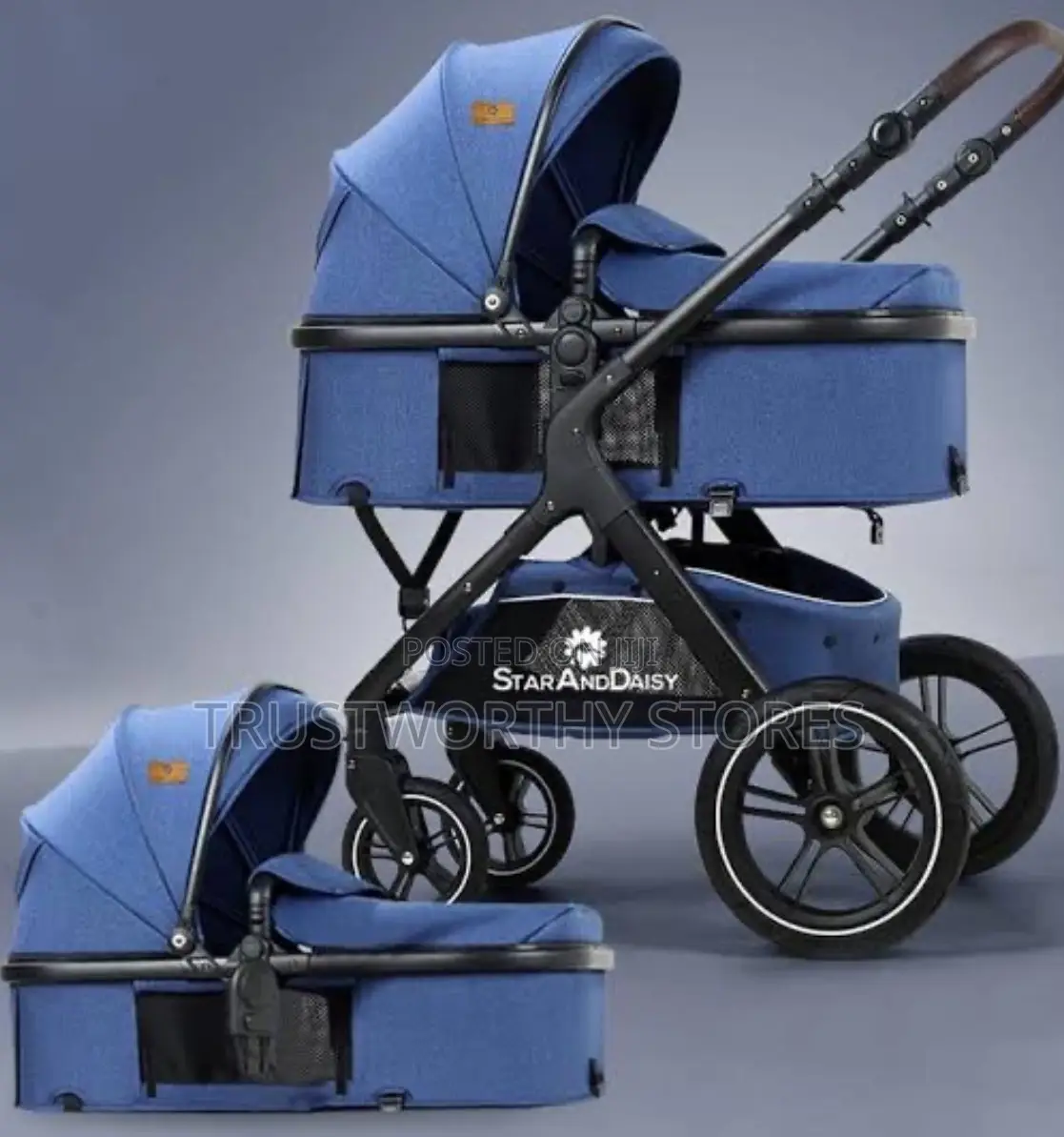 2 in 1 Baby Stroller Palm for Kids With Bassinet