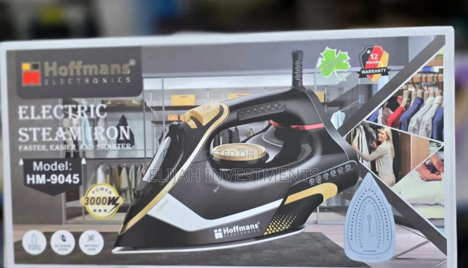 Brand New Original Electric Steam Iron HM-9045