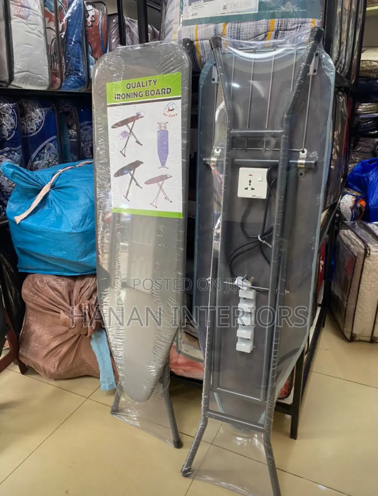 Large Size Ironing Board With Socket