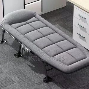 Photo - Folding Adjustable Recliner Chair Bed