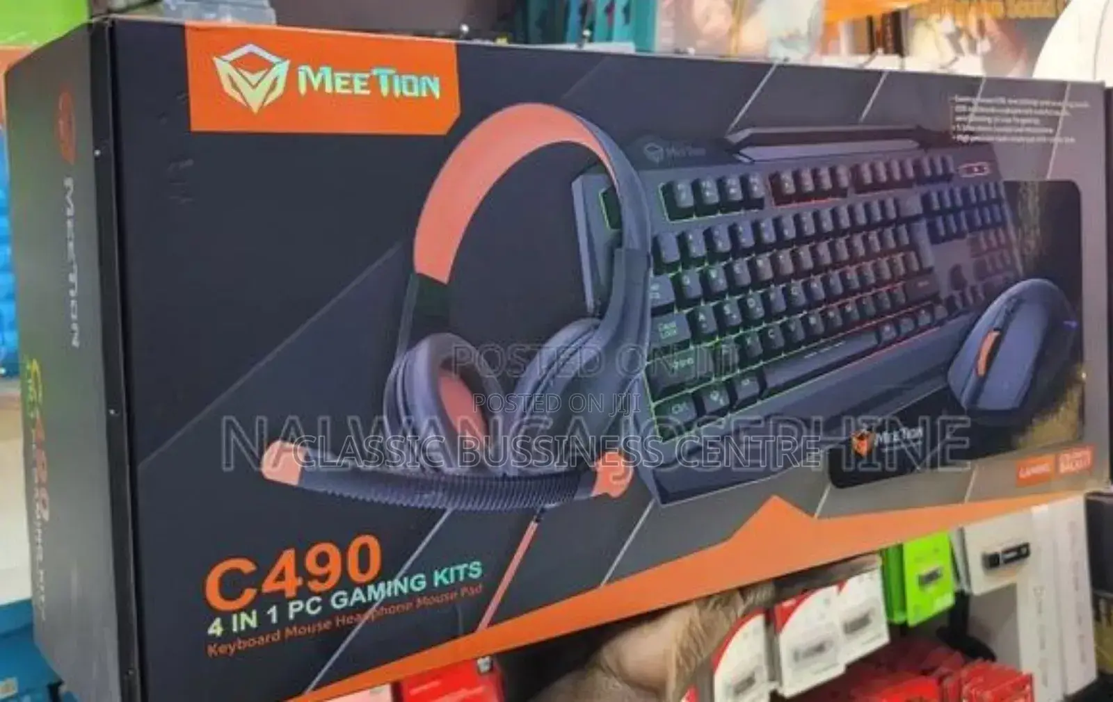 Mention C490 Gaming Kit Keyboard, Mouse ,Headsets, Mouse Pad