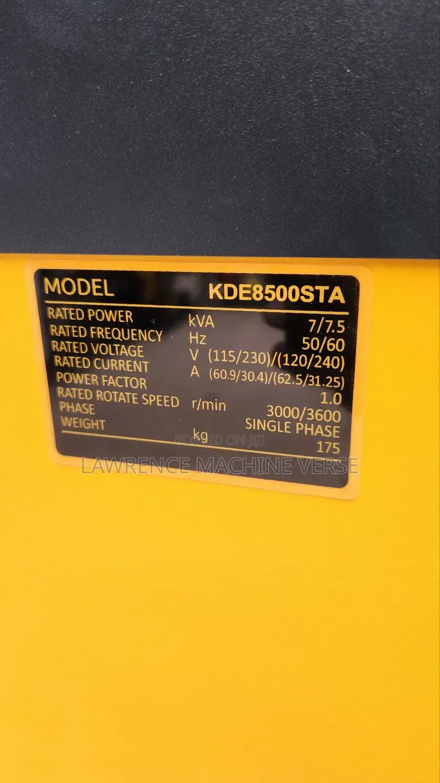 75000 Watts Silent Generator