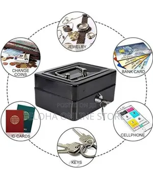 Money Box With Key Lock For Securitysmall Locker