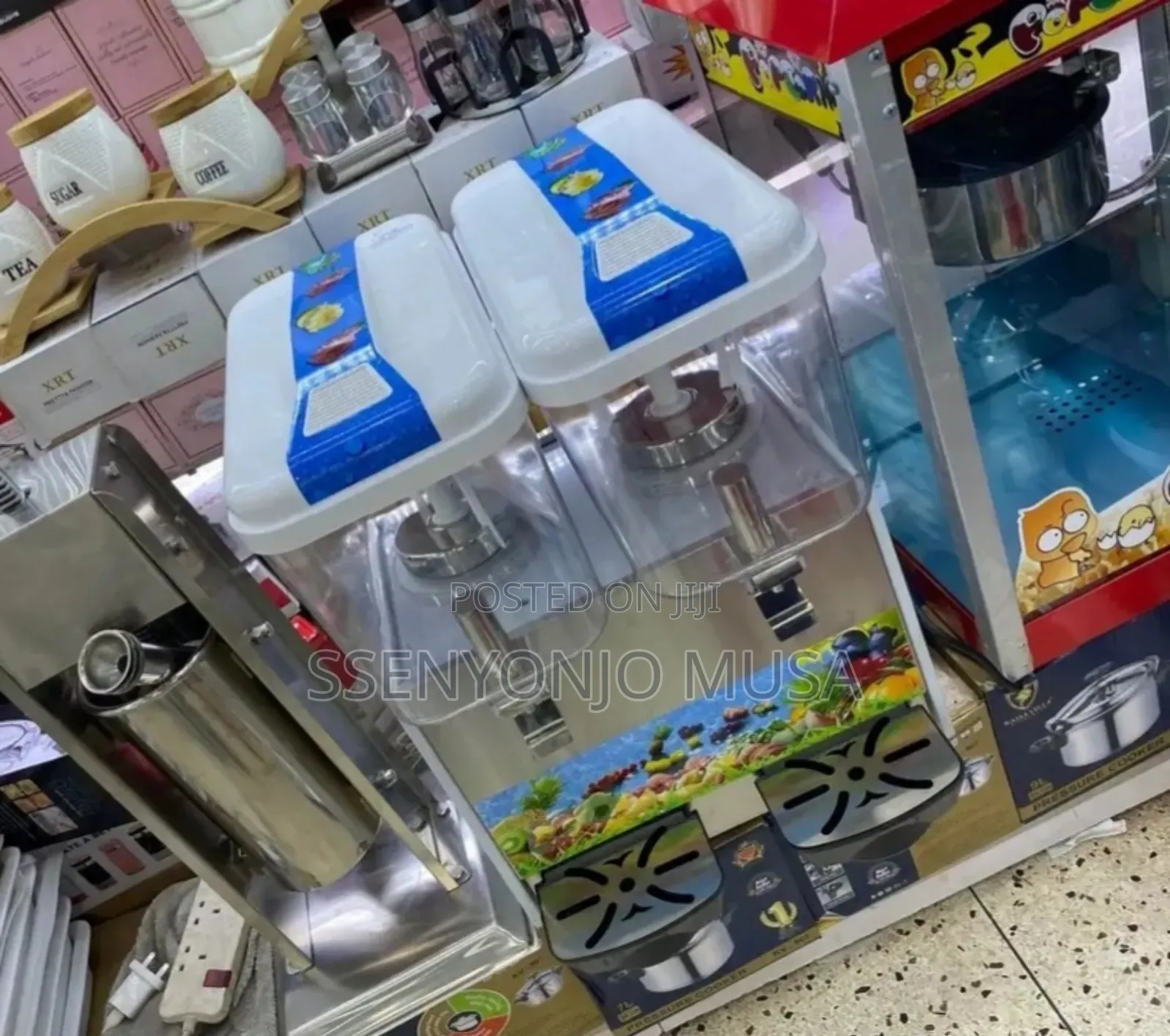Pixel Double Tank Juice Dispenser | 2 Taps, Dual Compartment