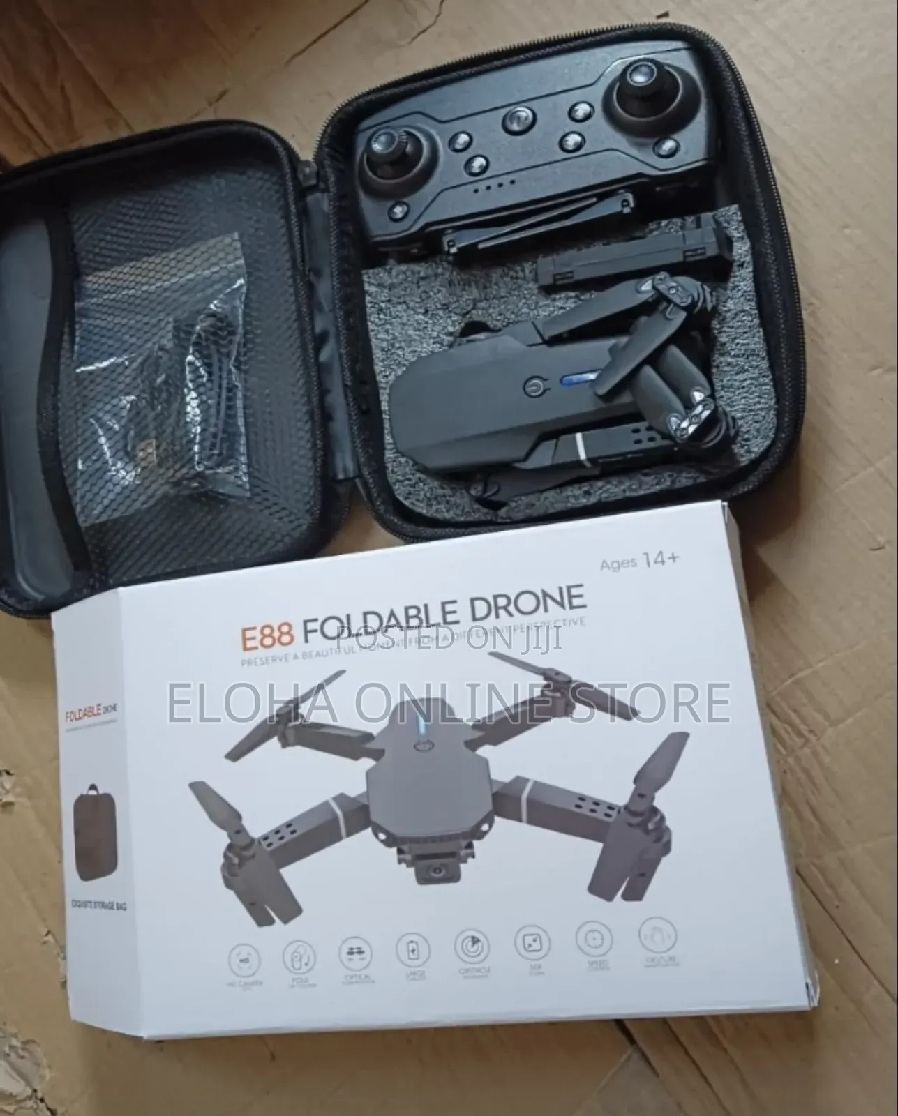 E88 Pro Max Foldable Camera Drone With HD Dual Camera,