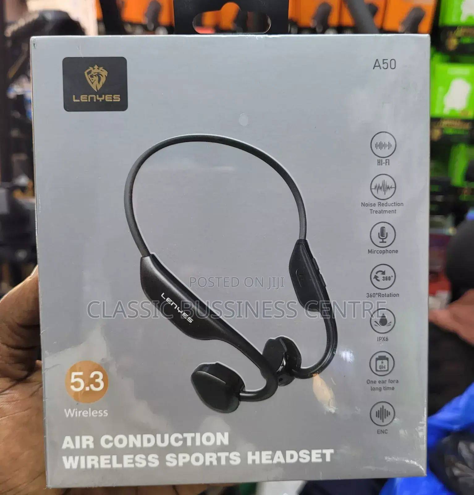 Lenyes A50 Air Conduction Wireless Sports Headphones