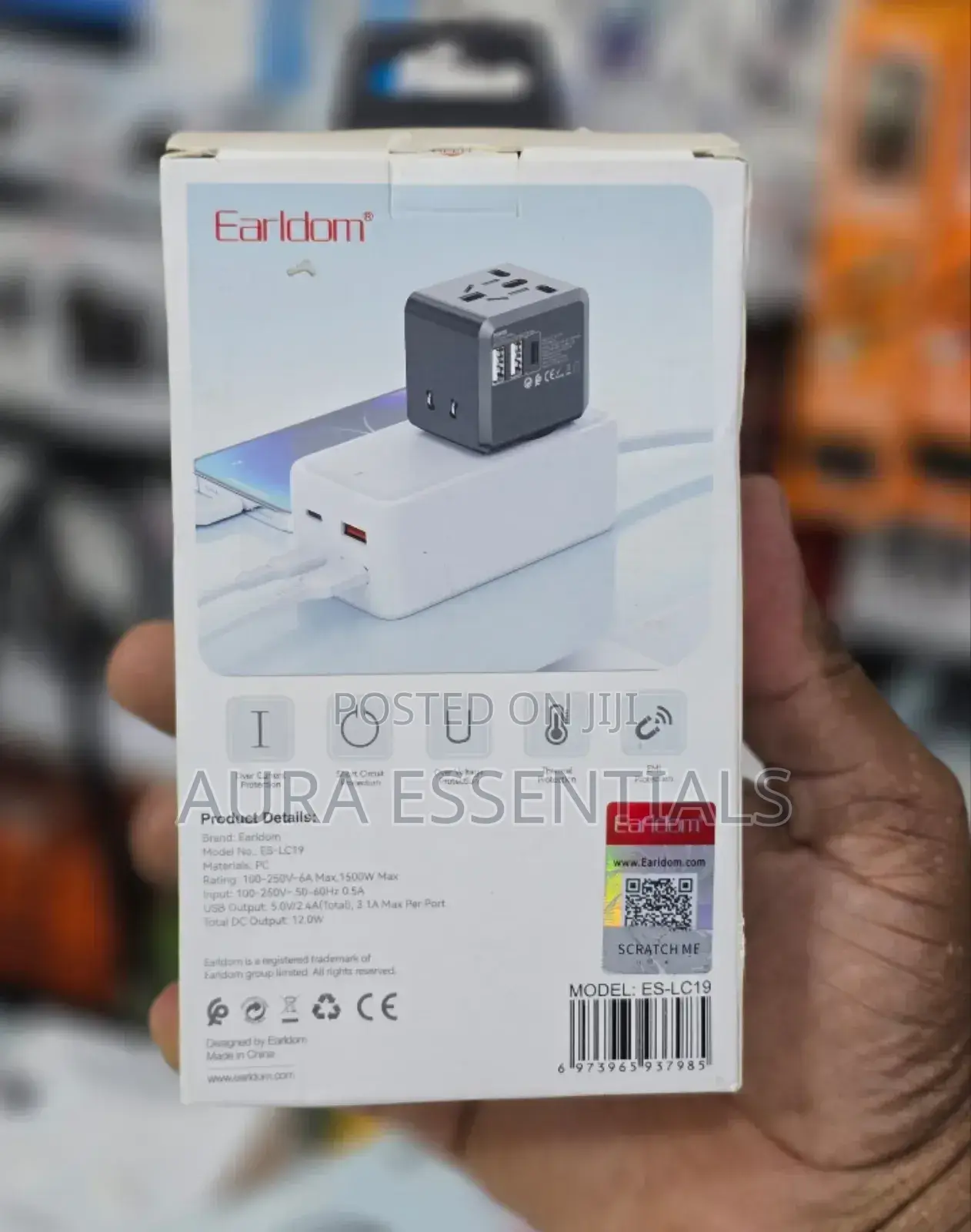 Earldom USB International Travel Adapter