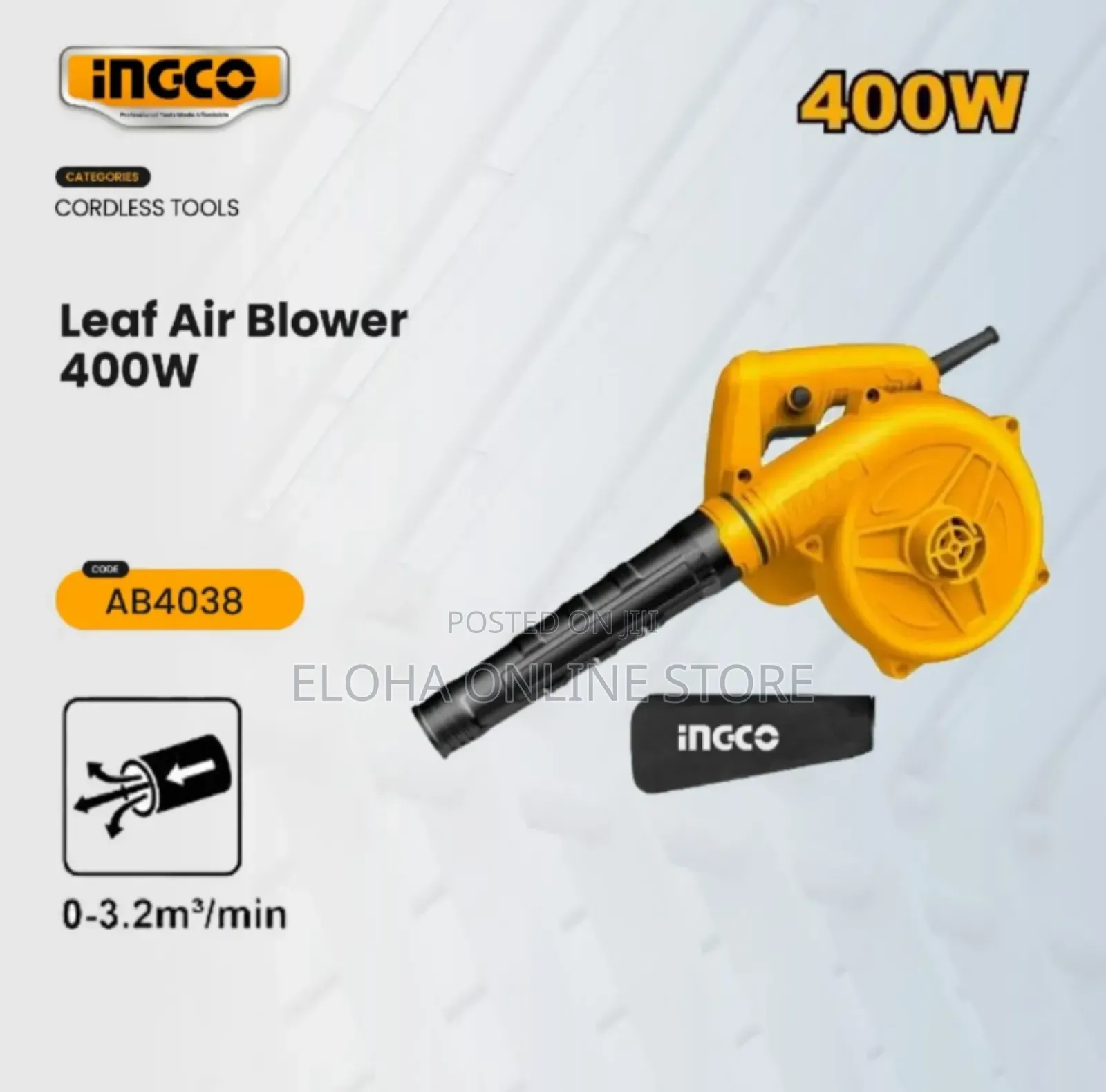 Brand New INGCO Cordless Air Blower