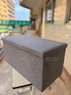Foldable Storage Ottoman Bench