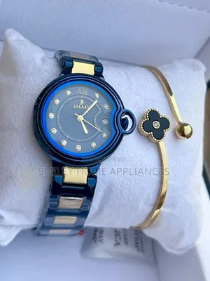 Galaxy Women's Gift Box Watch With a Bracelet