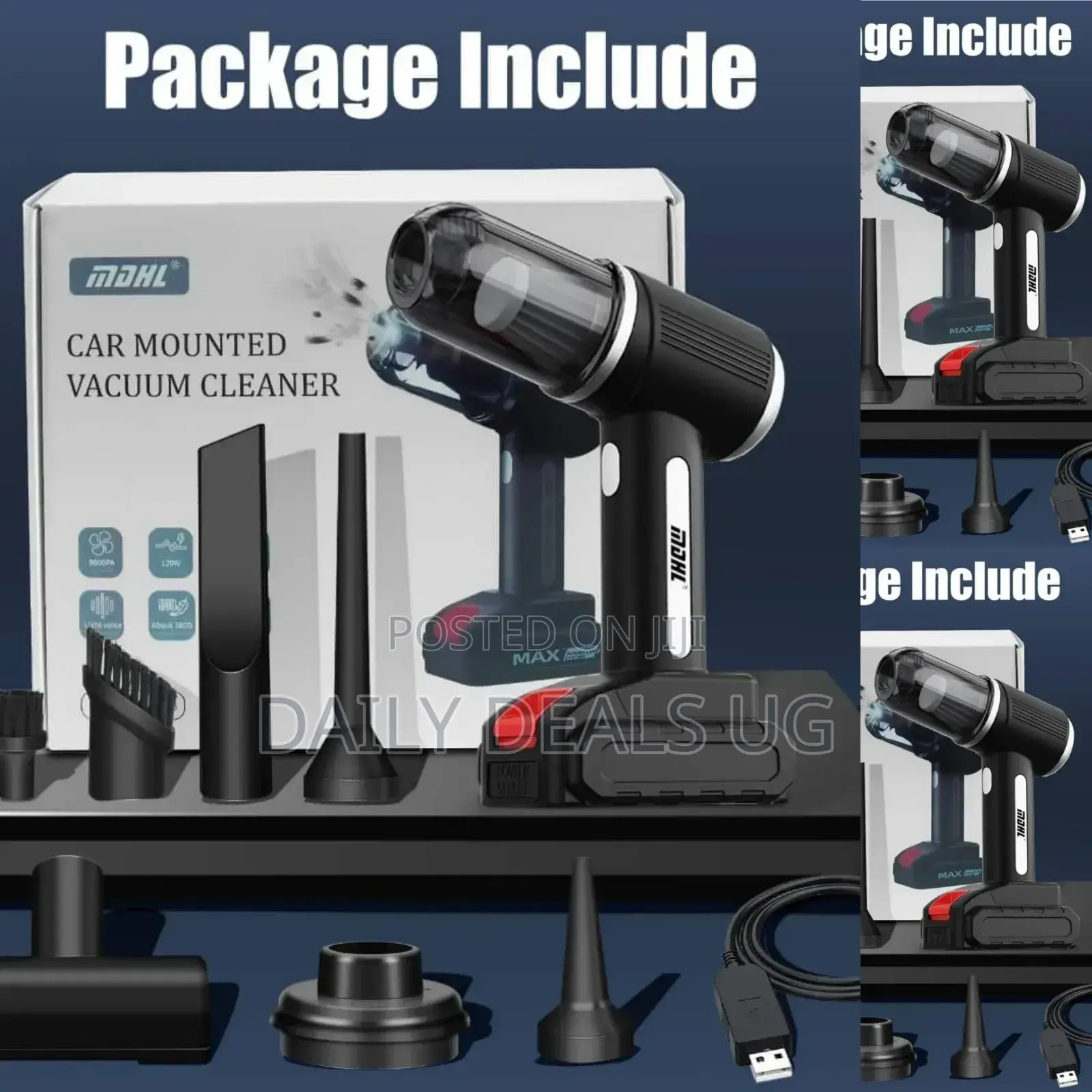 Rechargeable Mounted Vacuum Cleaner