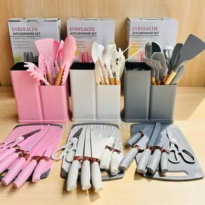 19piece Silicon Cutlery Set