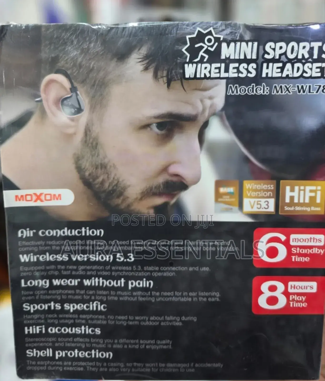 Moxom MX-WL78 Mini Sports Neckband Wireless Earphone